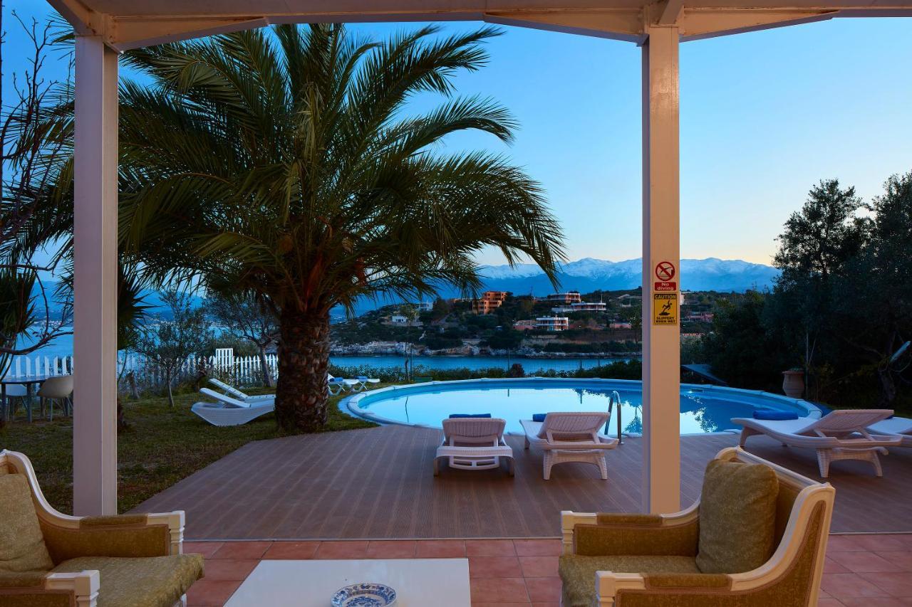 Seafront Villa Longobardi ハニア エクステリア 写真