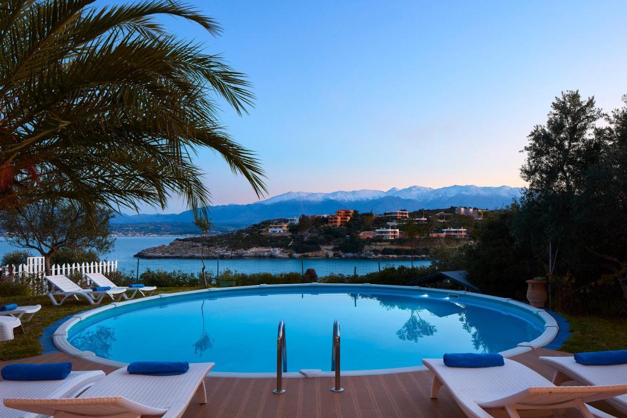 Seafront Villa Longobardi ハニア エクステリア 写真