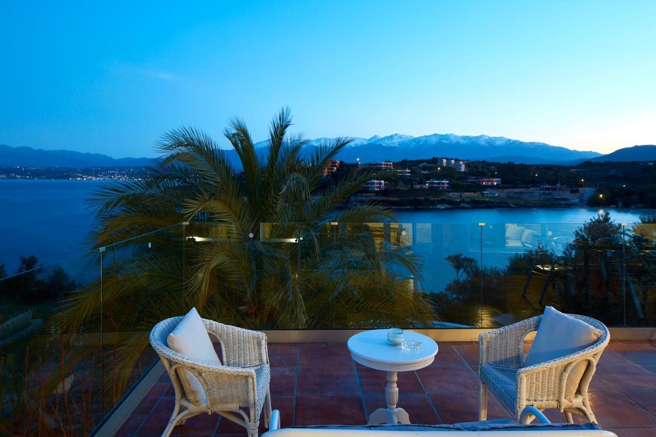 Seafront Villa Longobardi ハニア エクステリア 写真