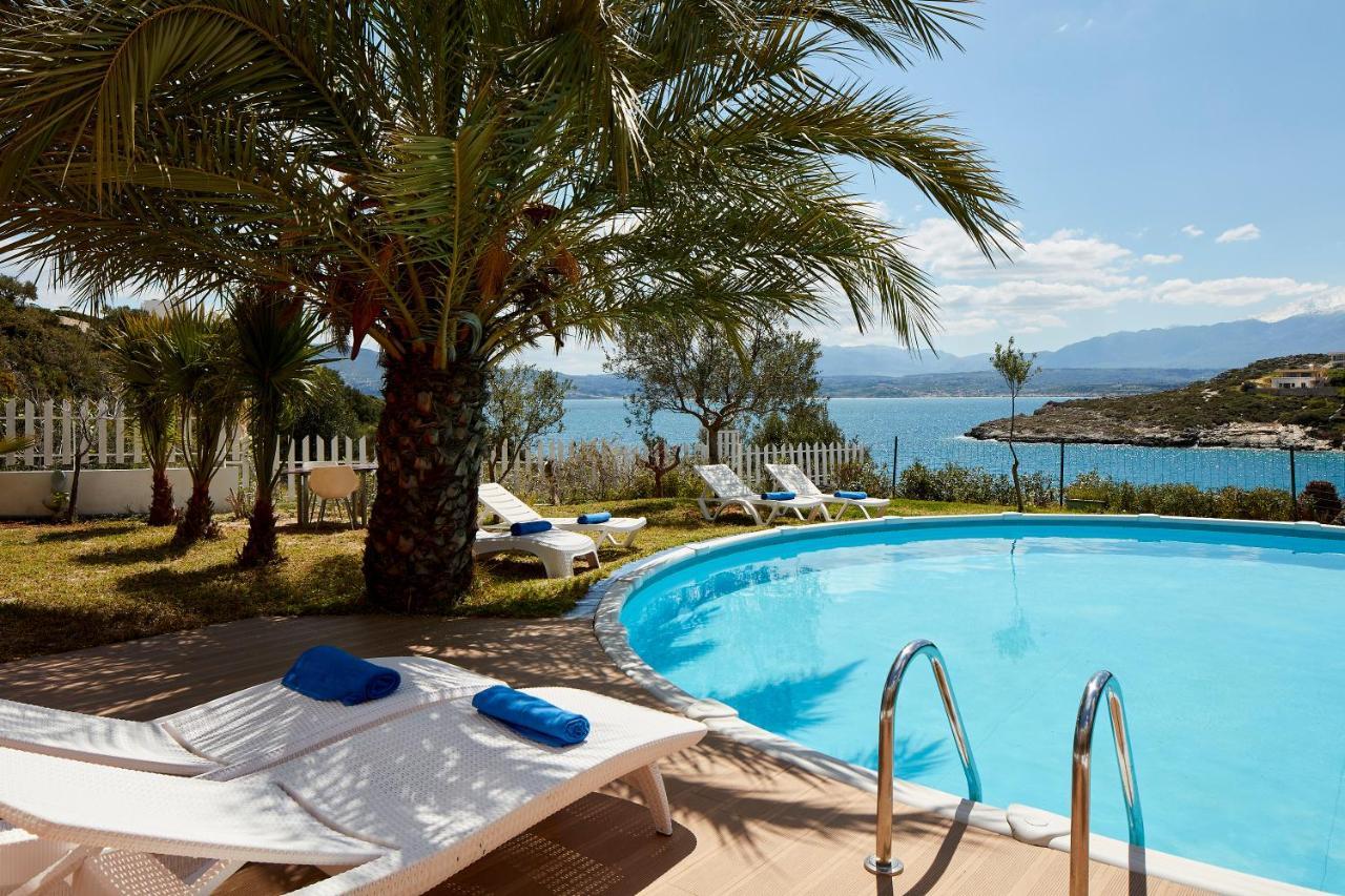Seafront Villa Longobardi ハニア エクステリア 写真
