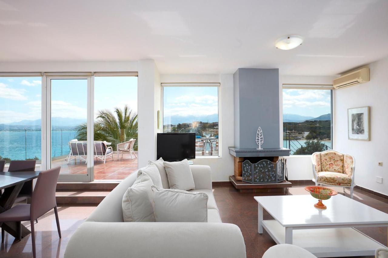 Seafront Villa Longobardi ハニア エクステリア 写真