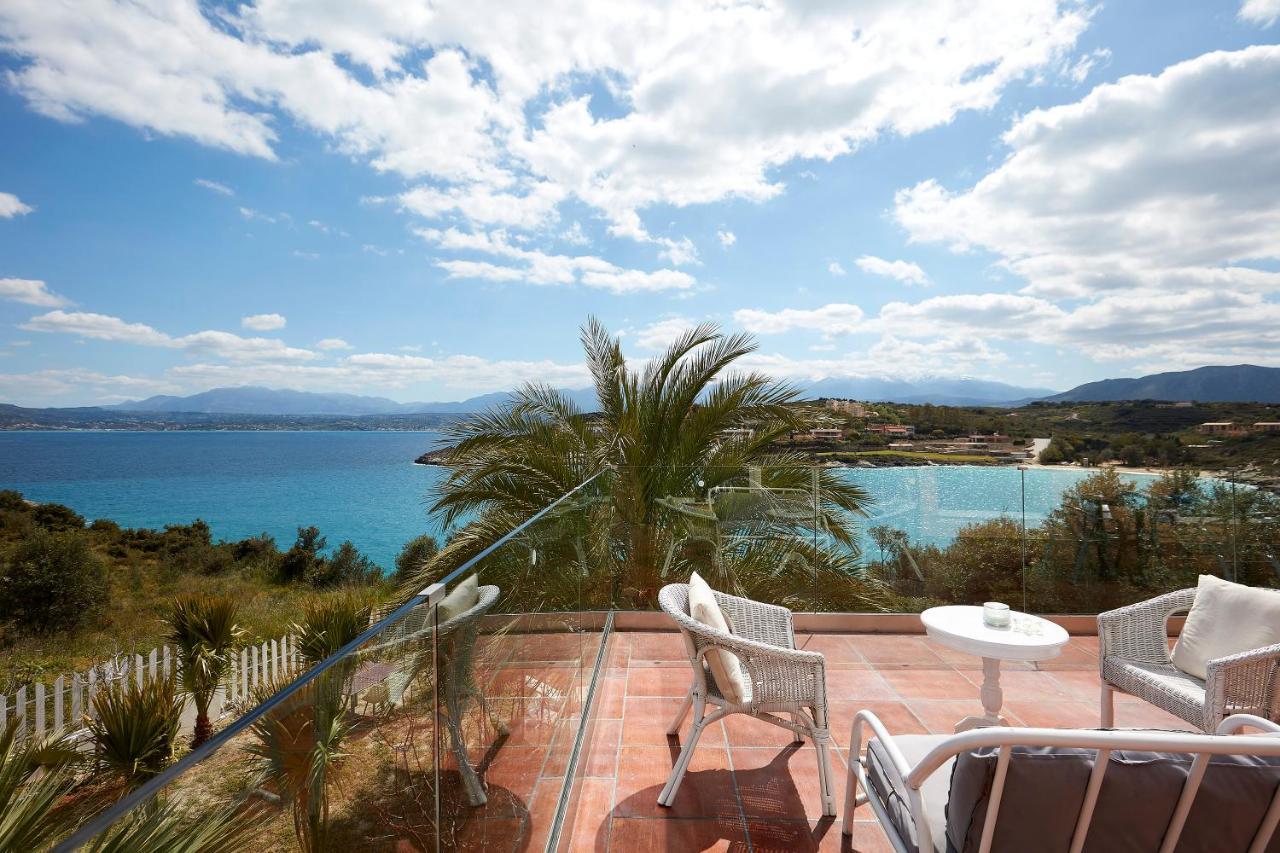 Seafront Villa Longobardi ハニア エクステリア 写真
