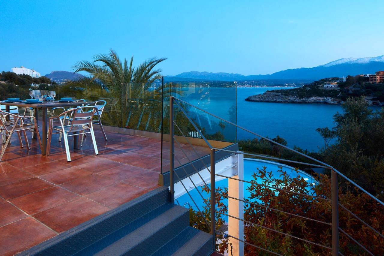 Seafront Villa Longobardi ハニア エクステリア 写真