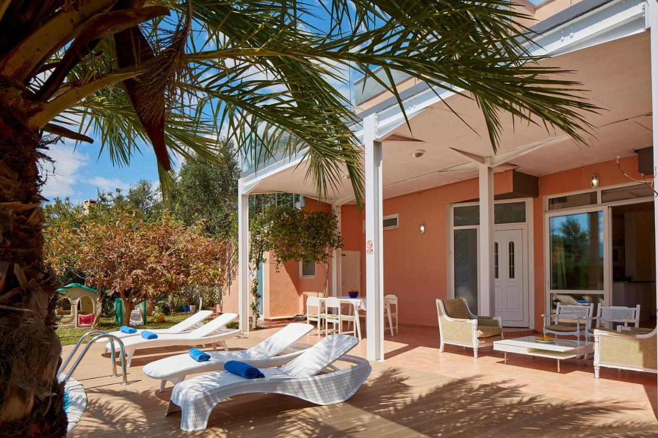 Seafront Villa Longobardi ハニア エクステリア 写真