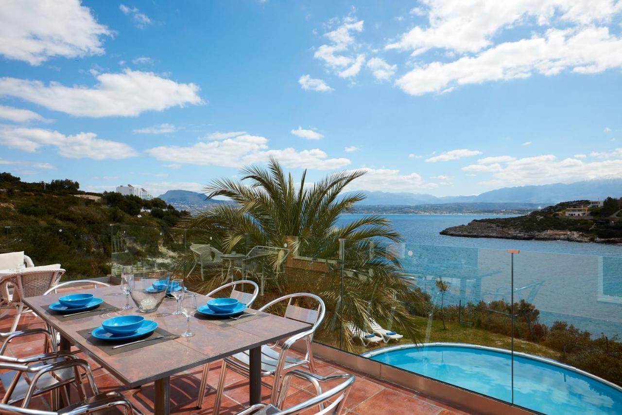 Seafront Villa Longobardi ハニア エクステリア 写真